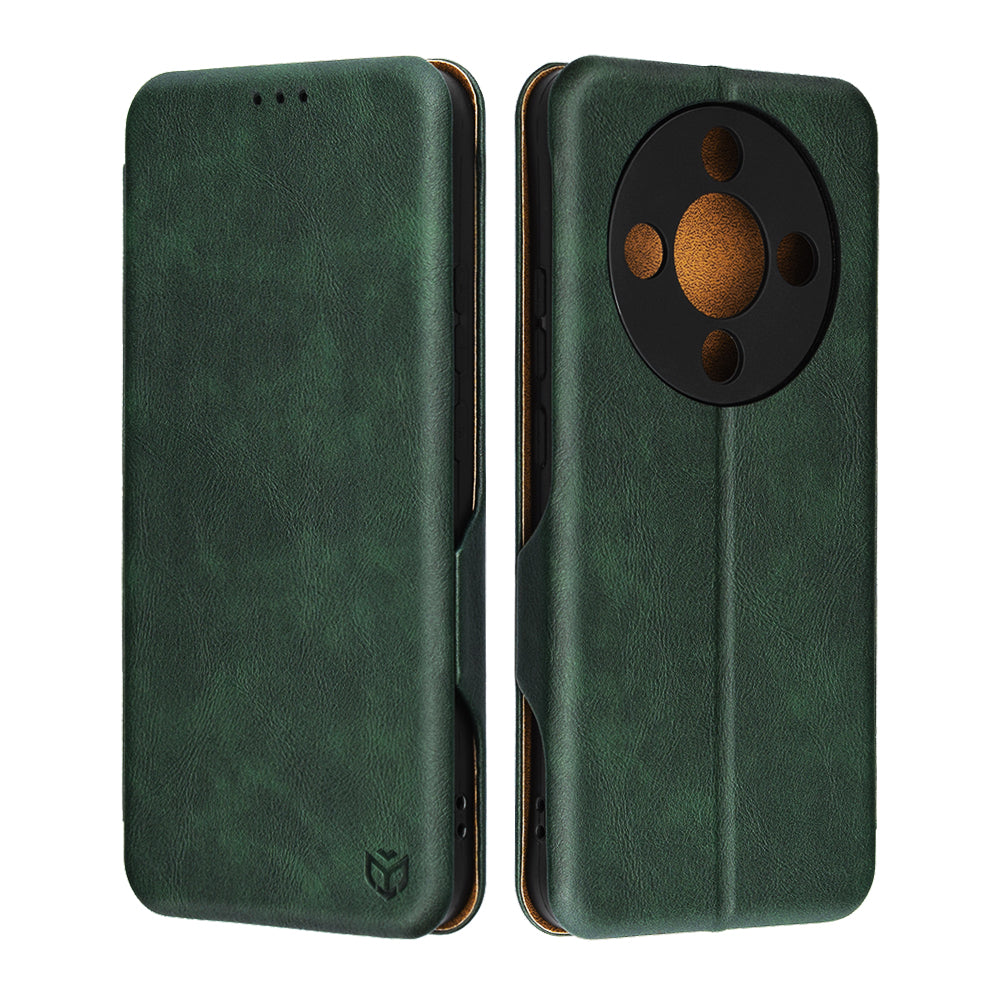 Etui na Honor Magic8 Lite, Techsuit, Safe Wallet Plus, Zielony