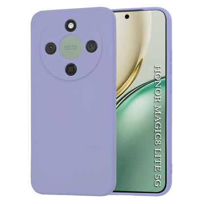 Etui na Honor Magic8 Lite, Techsuit, SoftFlex, Jasny Fiolet