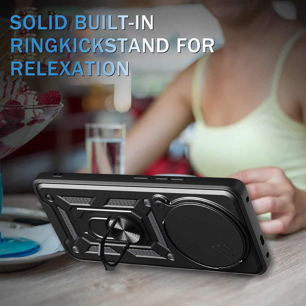 Etui na Honor Magic8 Pro, Techsuit, CamShield, Różowe Złoto