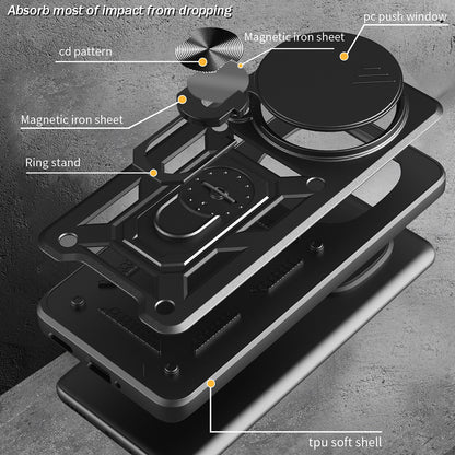 Etui na Honor Magic8 Pro, Techsuit, CamShield, Różowe Złoto