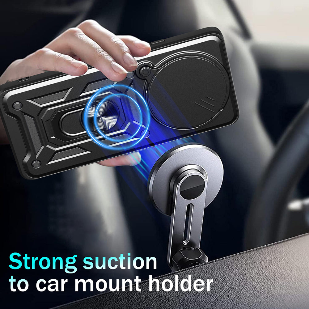 Etui na Honor Magic8 Pro, Techsuit, CamShield, Różowe Złoto