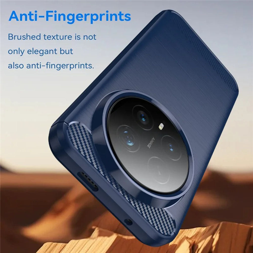 Etui na Honor Magic8 Pro, Techsuit, Carbon, Niebieskie