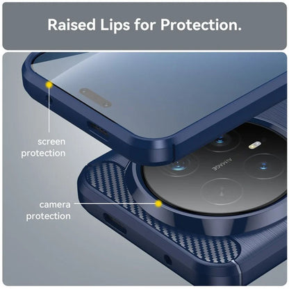 Etui na Honor Magic8 Pro, Techsuit, Carbon, Niebieskie