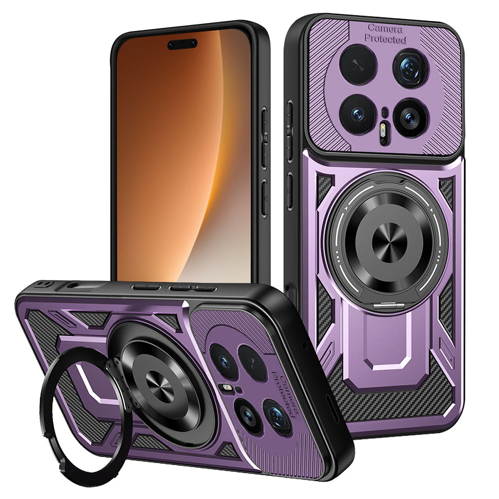 Etui na Honor Magic8 Pro, Techsuit, RuggedCam, Fioletowy