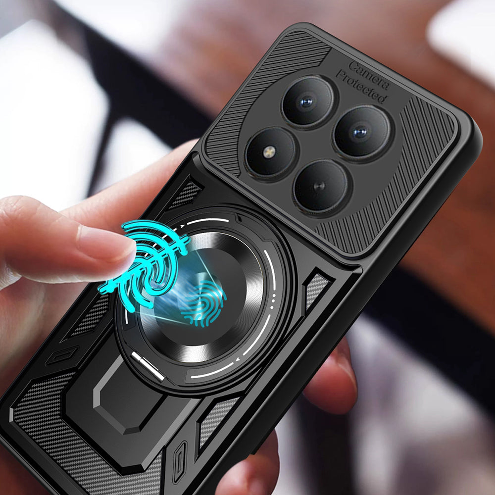 Etui na Honor Magic8 Pro, Techsuit, RuggedCam, Fioletowy