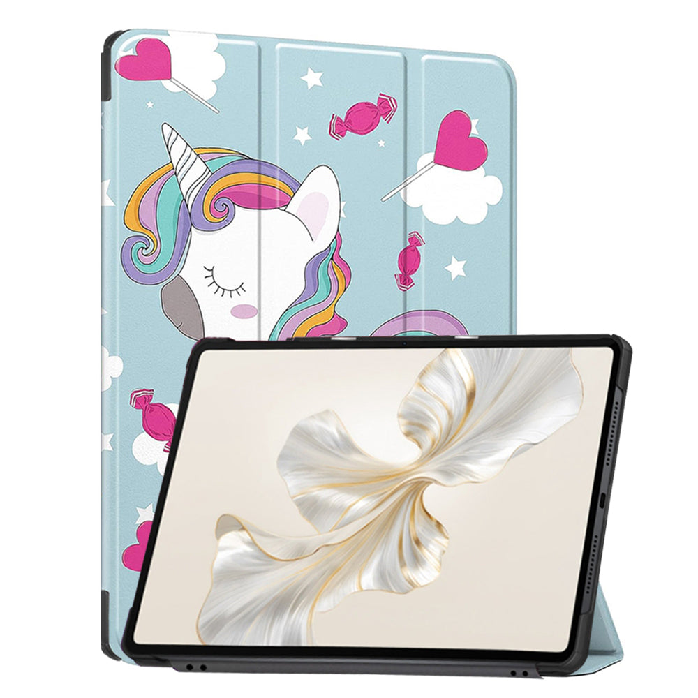 Etui na Honor Pad 9, Techsuit, FoldPro Unicorn, Wielokolorowe