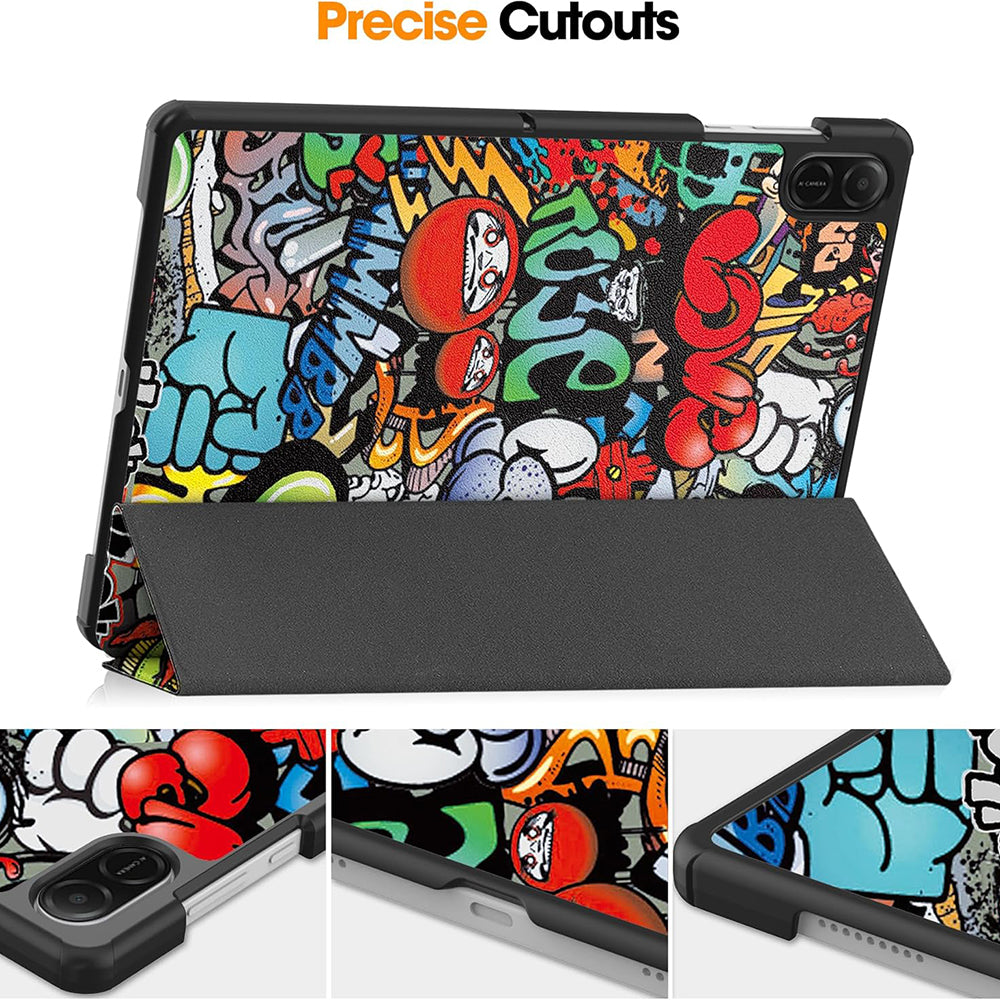 Case for Honor Pad X8a, Techsuit, FoldPro Urban Vibe, Multicolor