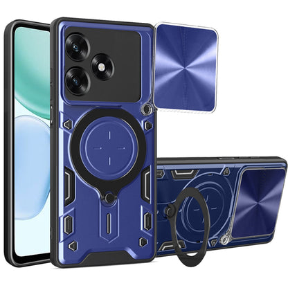 Etui na Honor X5c Plus, Techsuit, CamGuard Pro, Niebieskie