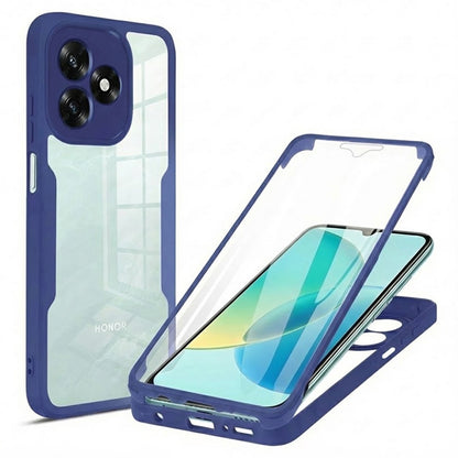 Etui na Honor X5c Plus, Techsuit, ColorVerse 360, Niebieskie