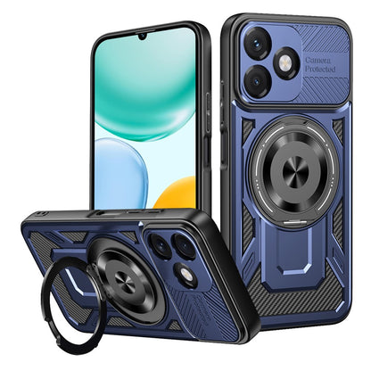 Etui na Honor X5c Plus, Techsuit, RuggedCam, Niebieskie