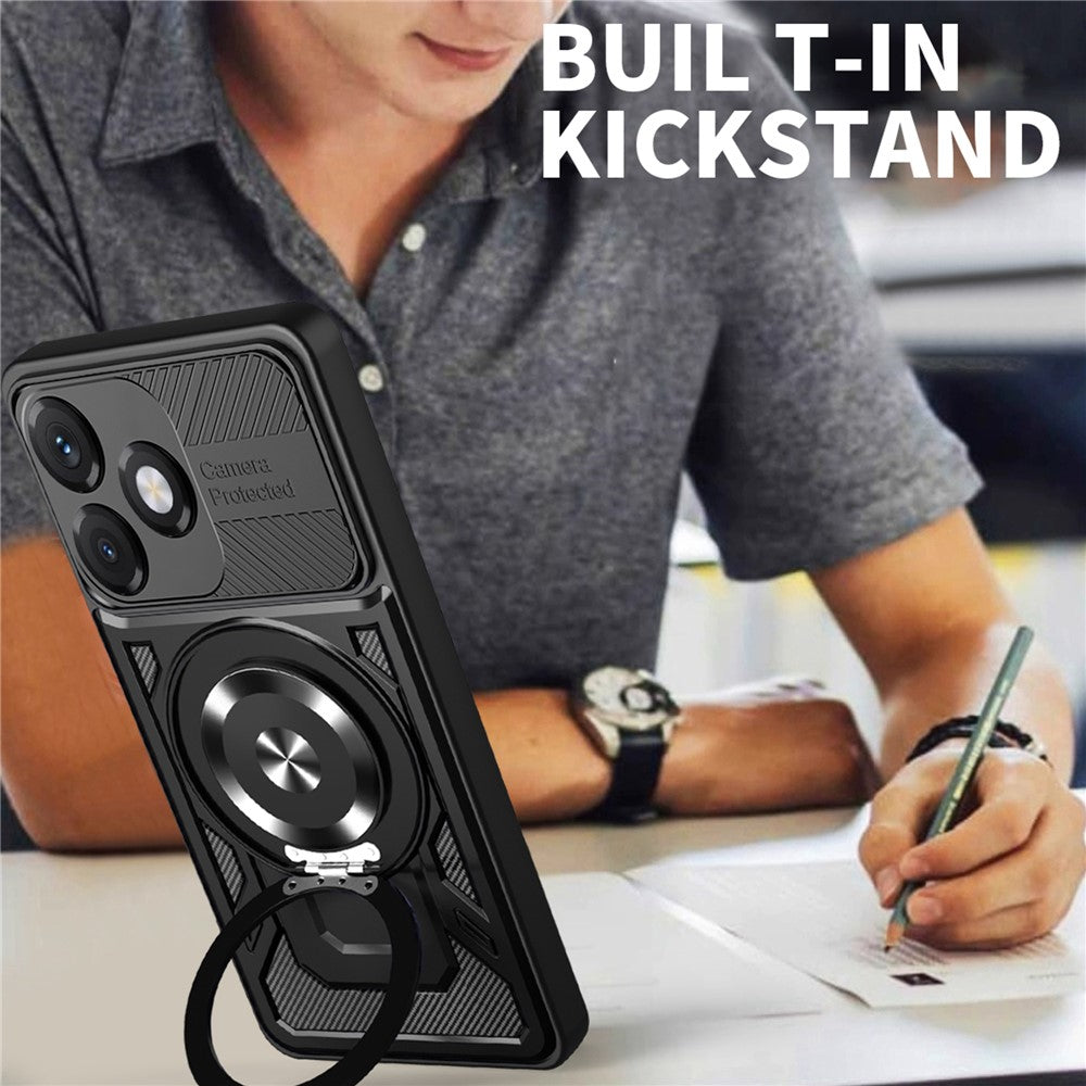 Etui na Honor X5c Plus, Techsuit, RuggedCam, Niebieskie