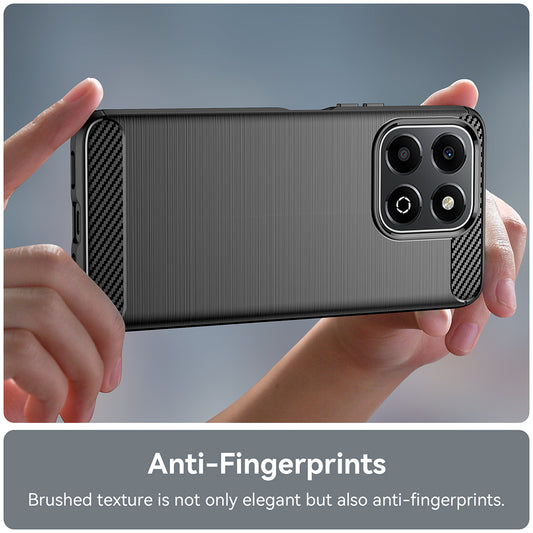 Etui na Honor X6b, Techsuit, Carbon, Czarny