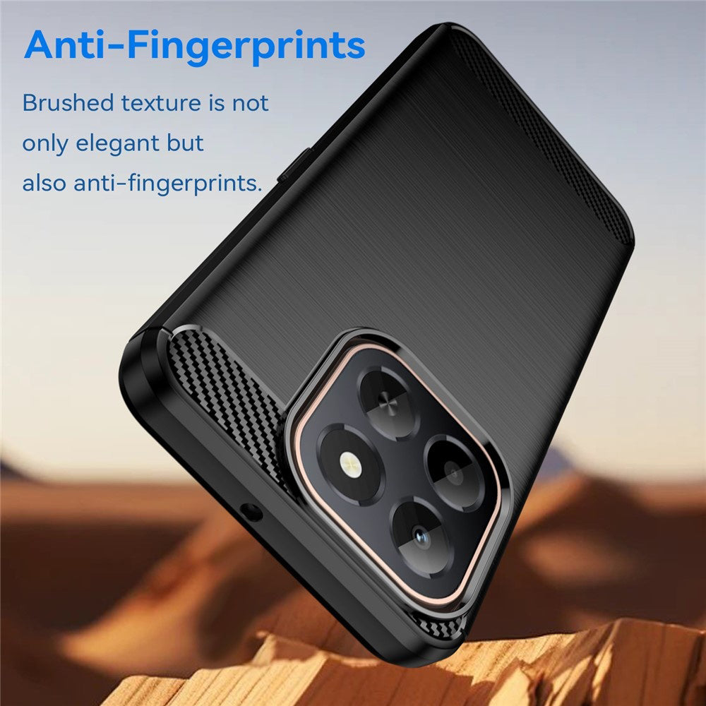 Etui na Honor X6c, Techsuit, Carbon, Czarny