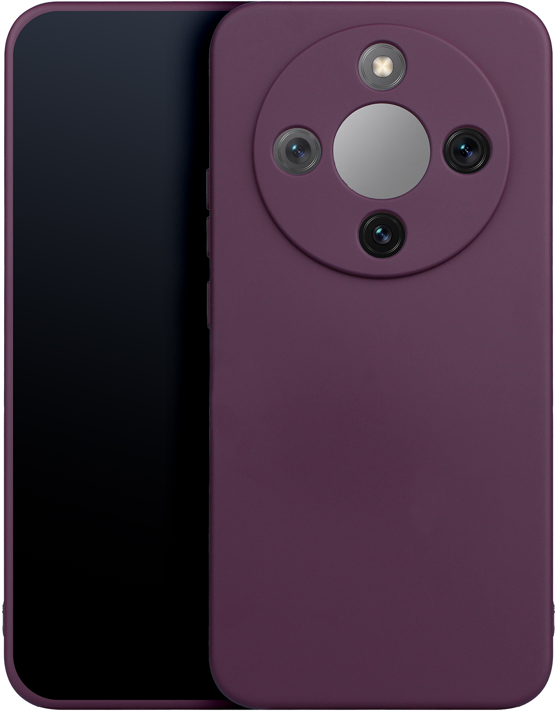 Etui na Honor X70 / X9d / Magic8 Lite, OEM, silikon, wiśniowy
