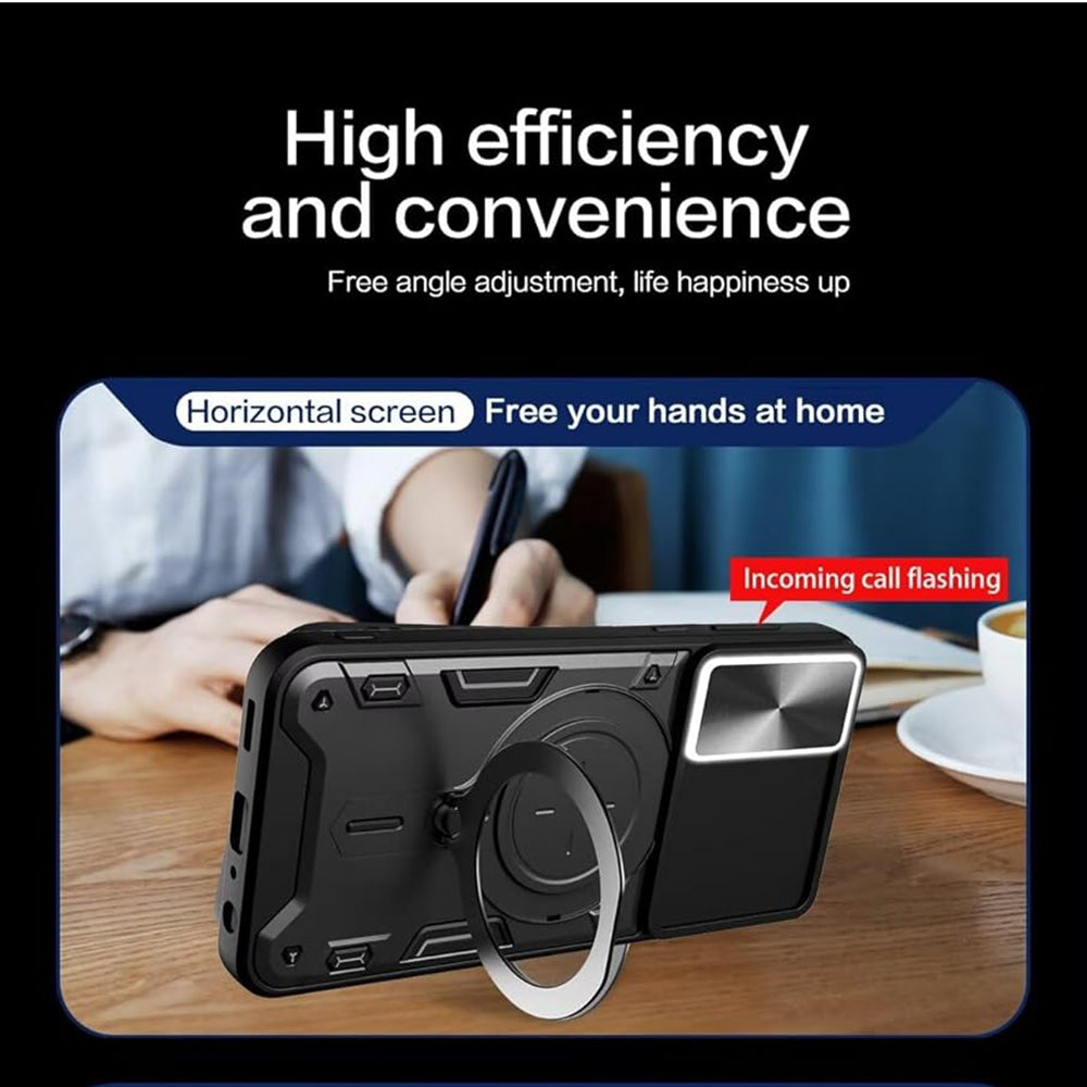 Case for Honor X7b 5G / 90 Smart / X7b 4G, Techsuit, CamGuard Pro, Black