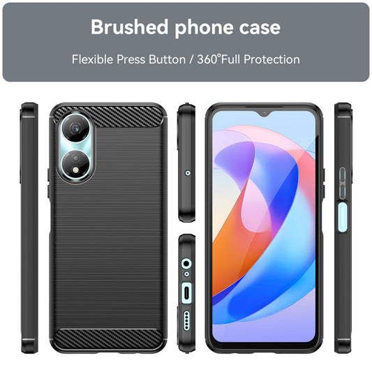 Etui na Honor X7b 5G / 90 Smart / X7b 4G, Techsuit, Carbon, Czarny