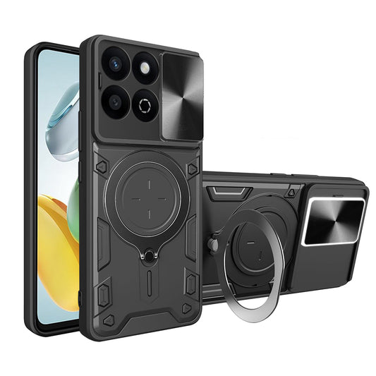 Etui na Honor X7c / 200 Smart, Techsuit, CamGuard Pro, czarne