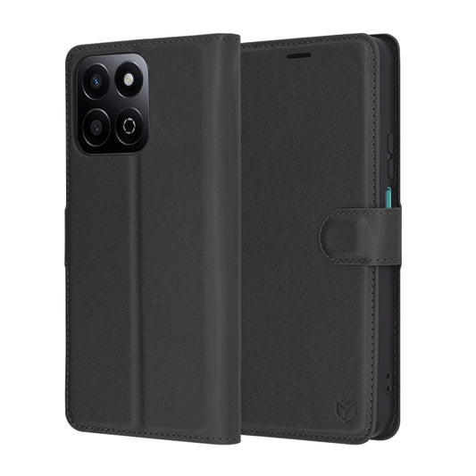 Etui na Honor X7c / 200 Smart, Techsuit, Leather Folio, czarne
