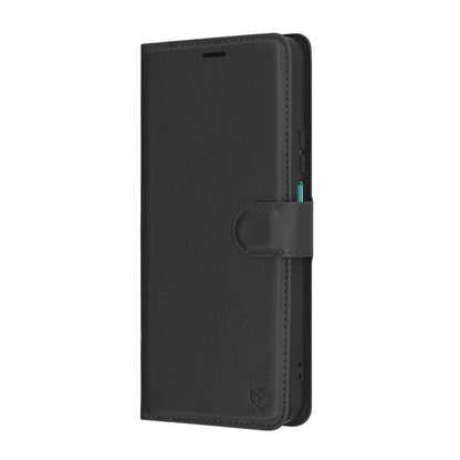 Case for Honor X7c / 200 Smart, Techsuit, Leather Folio, Black