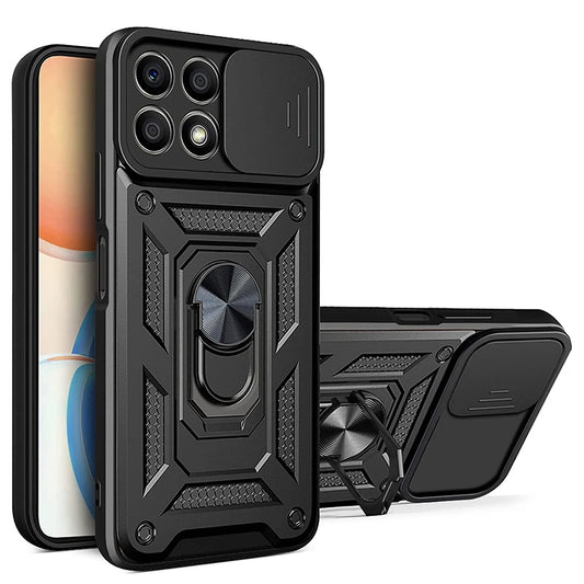 Etui na Honor X8a, Techsuit, CamShield, Czarny