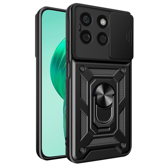 Etui na Honor X8b, Techsuit, CamShield, czarne