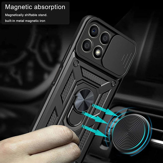 Etui na Honor X8b, Techsuit, CamShield, czarne