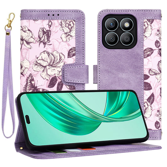 Etui na Honor X8b, Techsuit, FlipCraft, Fioletowy
