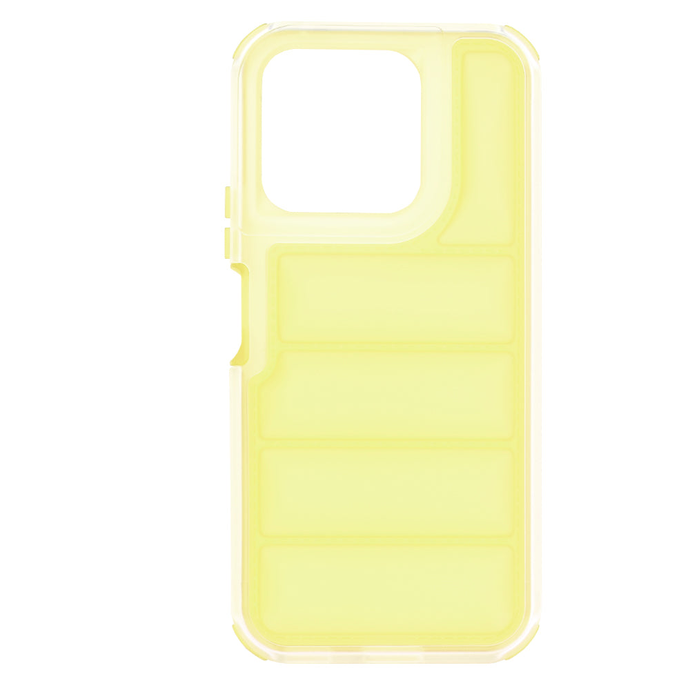 Case for Honor X8b, Techsuit, Wave Shield, Yellow