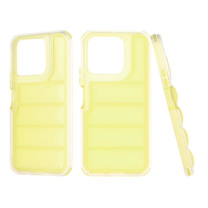 Case for Honor X8b, Techsuit, Wave Shield, Yellow