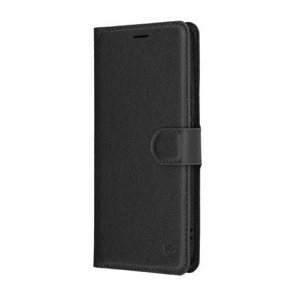 Etui na Honor X8c, Techsuit, Leather Folio, czarne