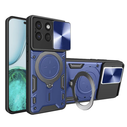 Etui na Honor X8c, Techsuit, CamGuard Pro, Niebieskie