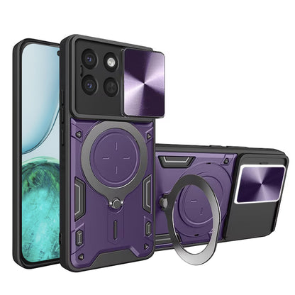 Etui na Honor X8c, Techsuit, CamGuard Pro, Fioletowy