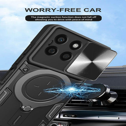 Etui na Honor X8c, Techsuit, CamGuard Pro, Fioletowy
