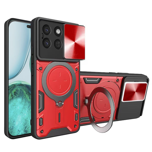 Etui na Honor X8c, Techsuit, CamGuard Pro, Czerwony