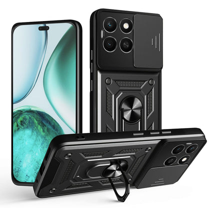 Etui na Honor X8c, Techsuit, CamShield, Czarny