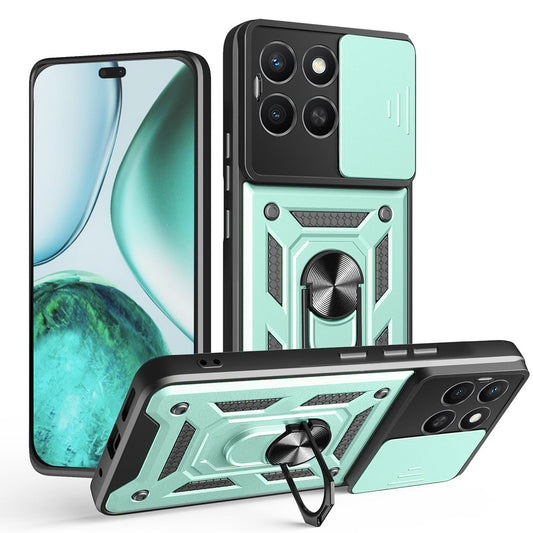 Etui na Honor X8c, Techsuit, CamShield, Zielony