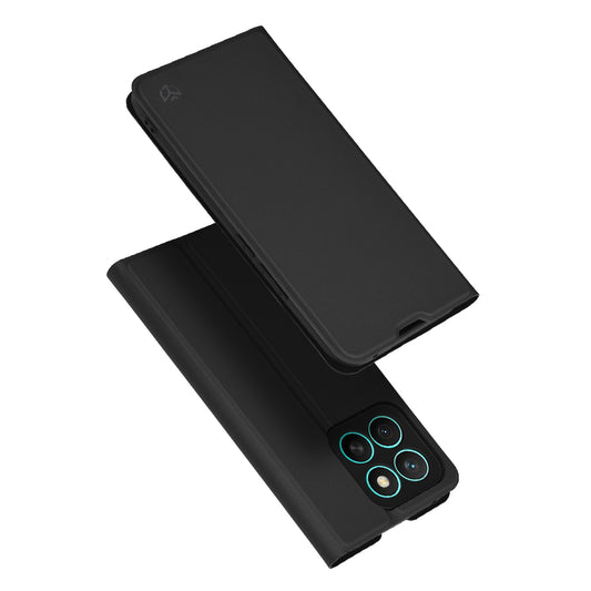 Etui na Honor X8c, Techsuit, Magskin Book, czarne
