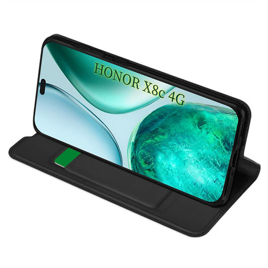 Etui na Honor X8c, Techsuit, Magskin Book, czarne