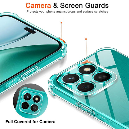Etui na Honor X8c, Techsuit, Shockproof Clear, Przezroczyste