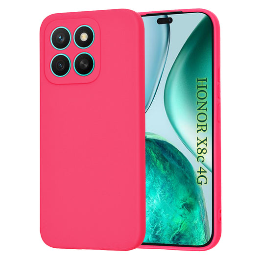 Etui na Honor X8c, Techsuit, SoftFlex, Ciemnoróżowy