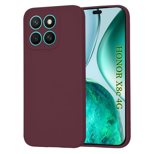 Etui na Honor X8c, Techsuit, SoftFlex, Wiśniowy