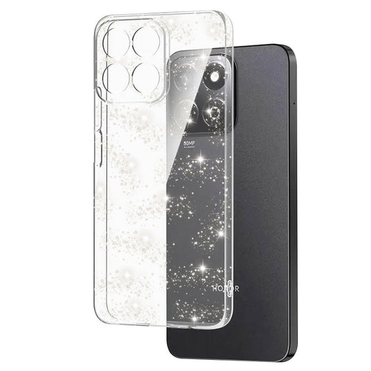 Etui na Honor X8c, Techsuit, SparkleSkin, Przezroczyste