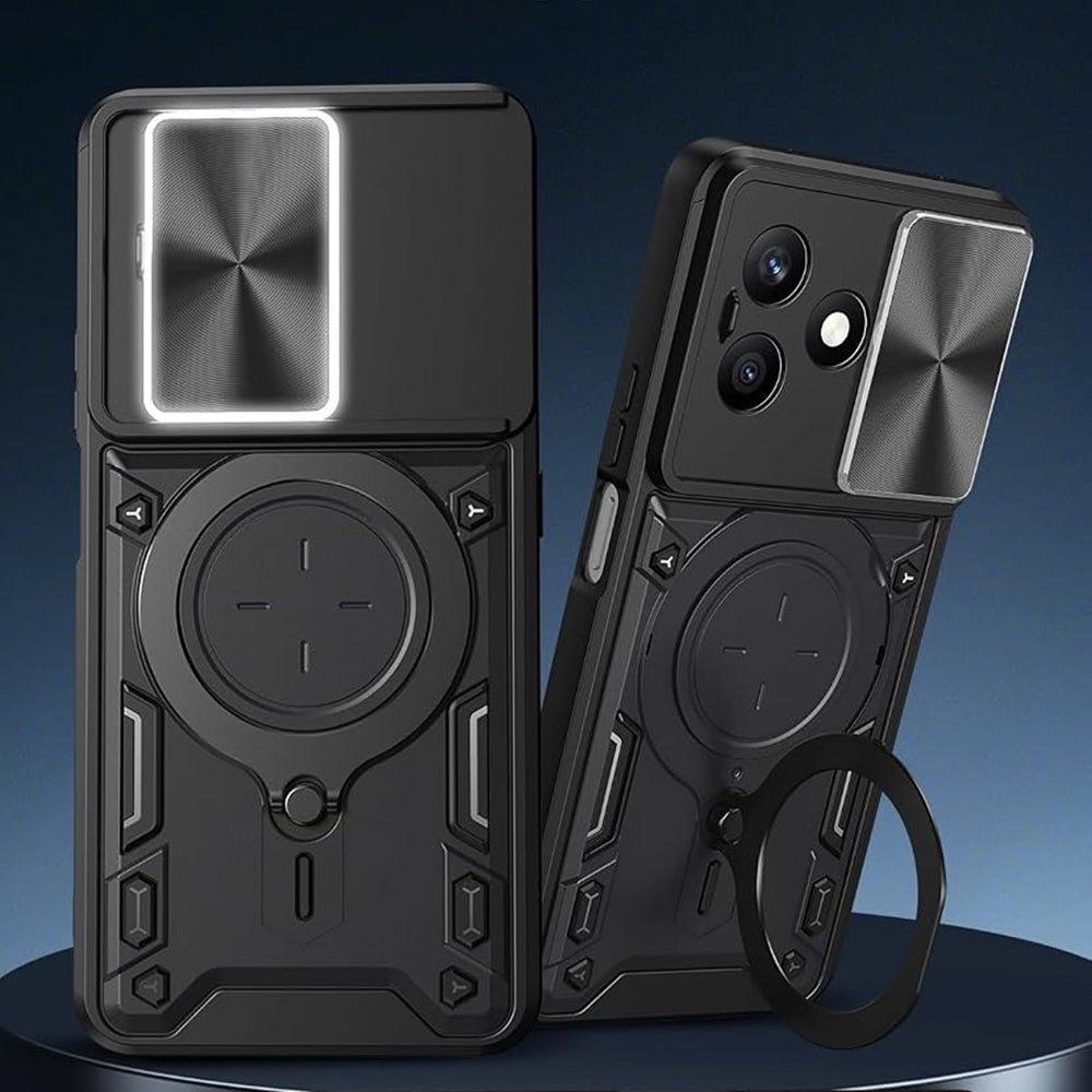 Etui na Honor X8d, Techsuit, CamGuard Pro, czarne