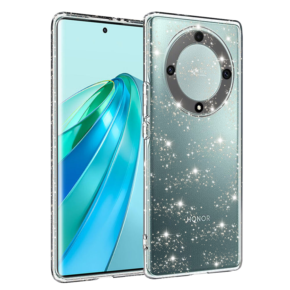 Etui na Honor X9a, Techsuit, SparkleSkin, Przezroczyste