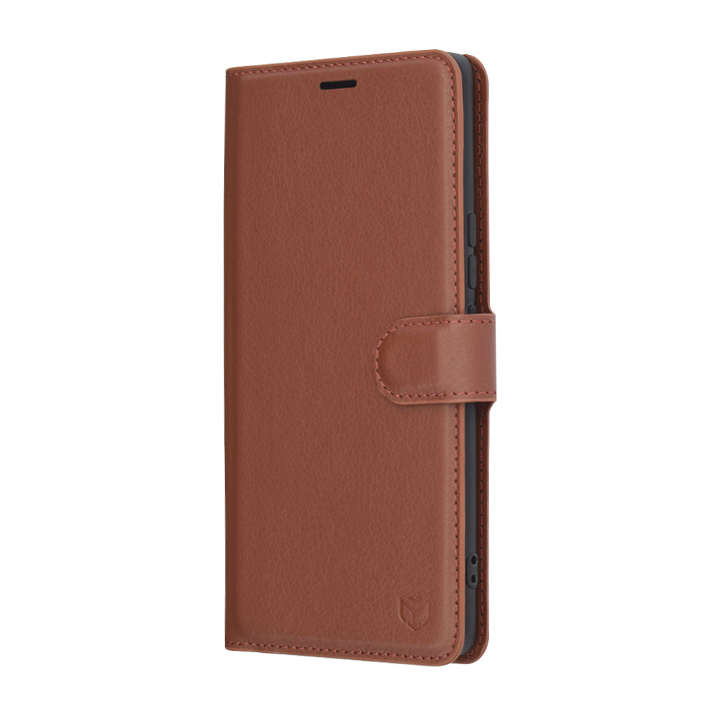 Etui na Honor X9c / Magic7 Lite, Techsuit, Leather Folio, Brązowe