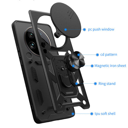 Etui na Honor X9c / Magic7 Lite, Techsuit, CamShield, czarne
