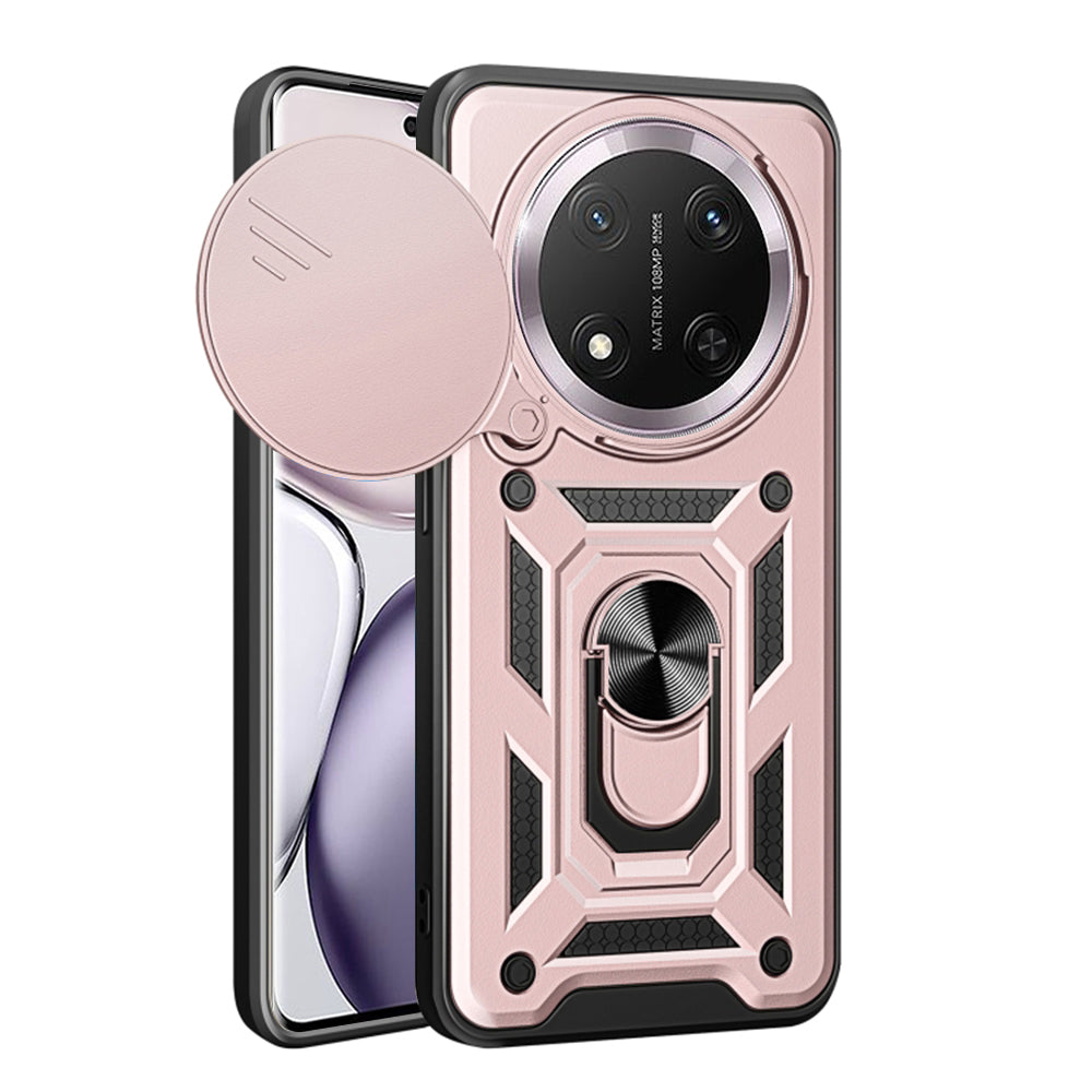 Etui na Honor X9c / Magic7 Lite, Techsuit, CamShield, Różowe