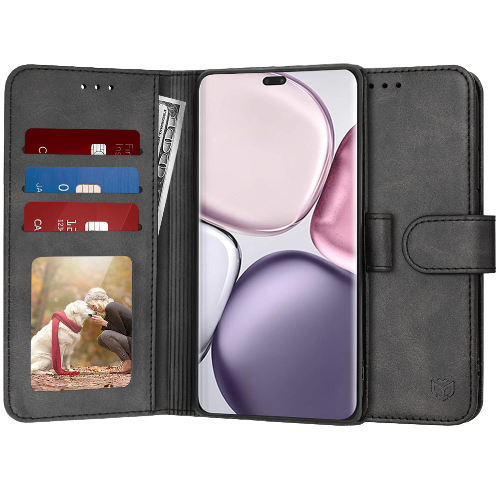Etui na Honor X9c / Magic7 Lite, Techsuit, Diary Book, czarne