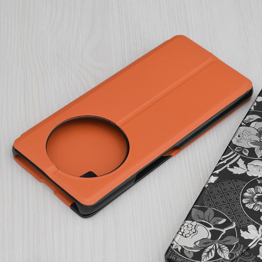 Etui na Honor X9c / Magic7 Lite, Techsuit, eFold, Pomarańczowe
