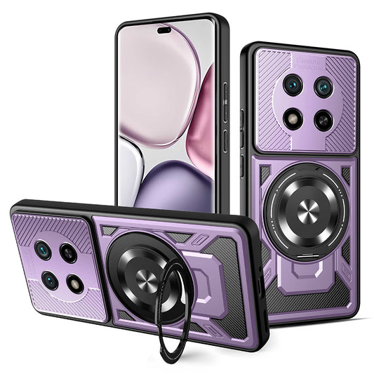 Etui na Honor X9c / Magic7 Lite, Techsuit, RuggedCam, Fioletowy